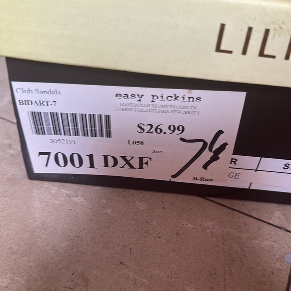 Lilana Multi color heels size 7 1/2 - Picture 4 of 4